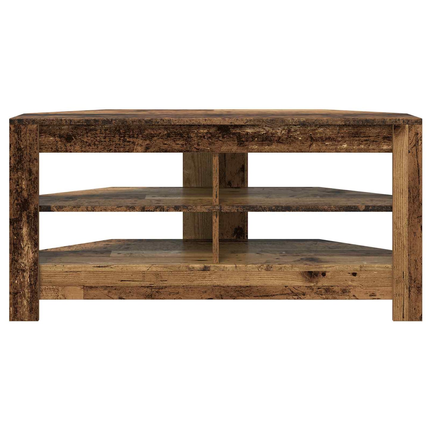 Corner TV Cabinet 102 x 40.5 x 45 cm Old Wood Engineered Wood