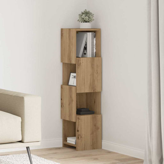 Corner Cabinet Artisan Oak 25.5x25x102cm Engineered Wood