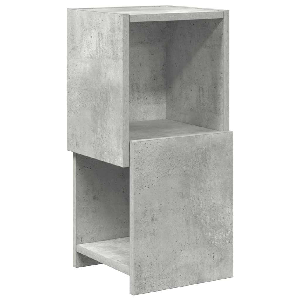 Corner Cabinet Concrete Grey 25.5x25x55cm Engineered Wood