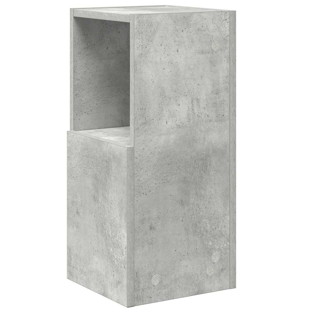 Corner Cabinet Concrete Grey 25.5x25x55cm Engineered Wood