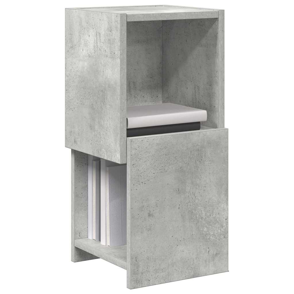 Corner Cabinet Concrete Grey 25.5x25x55cm Engineered Wood