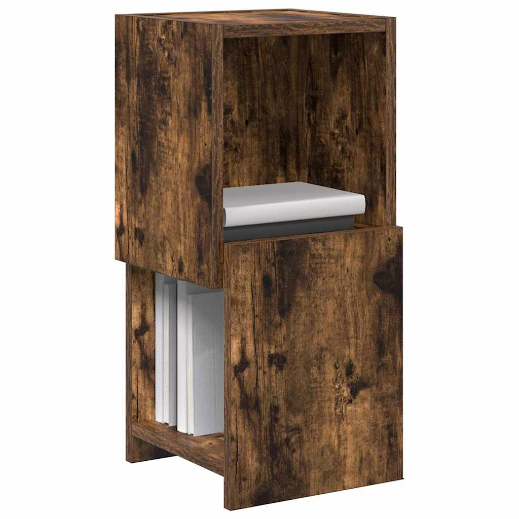 Corner Cabinet Smoked Oak 25.5x25x55cm Engineered Wood