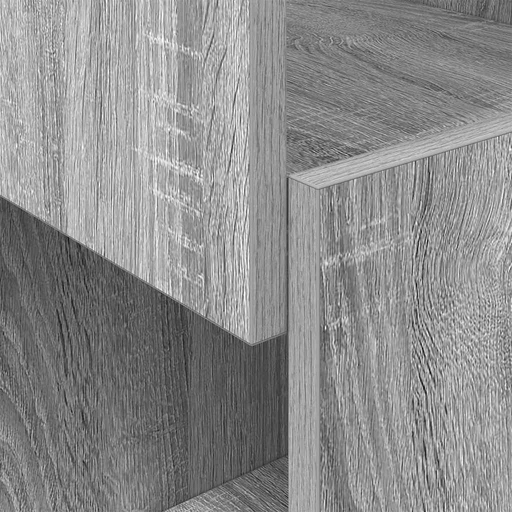 Corner Cabinet Grey Sonoma 25.5x25x55cm Engineered Wood