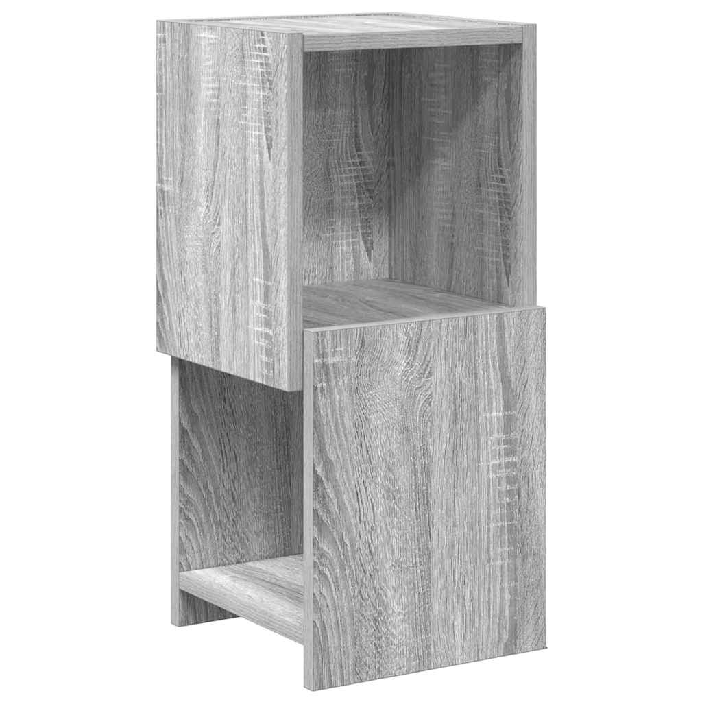 Corner Cabinet Grey Sonoma 25.5x25x55cm Engineered Wood