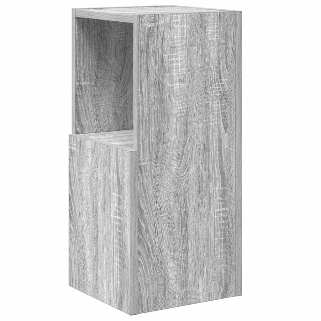 Corner Cabinet Grey Sonoma 25.5x25x55cm Engineered Wood
