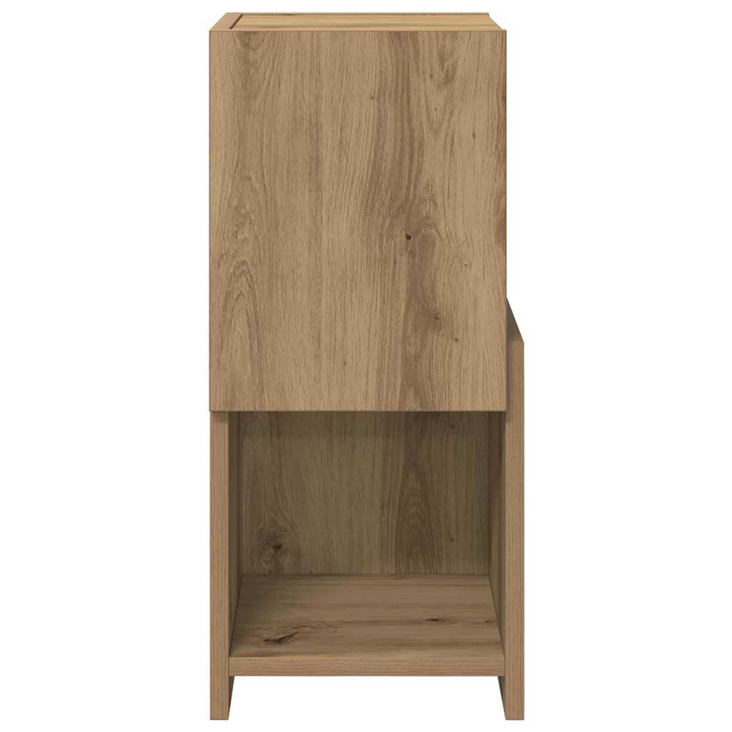 Corner Cabinet 25.5x25x55cm Engineered Wood Artisan Oak