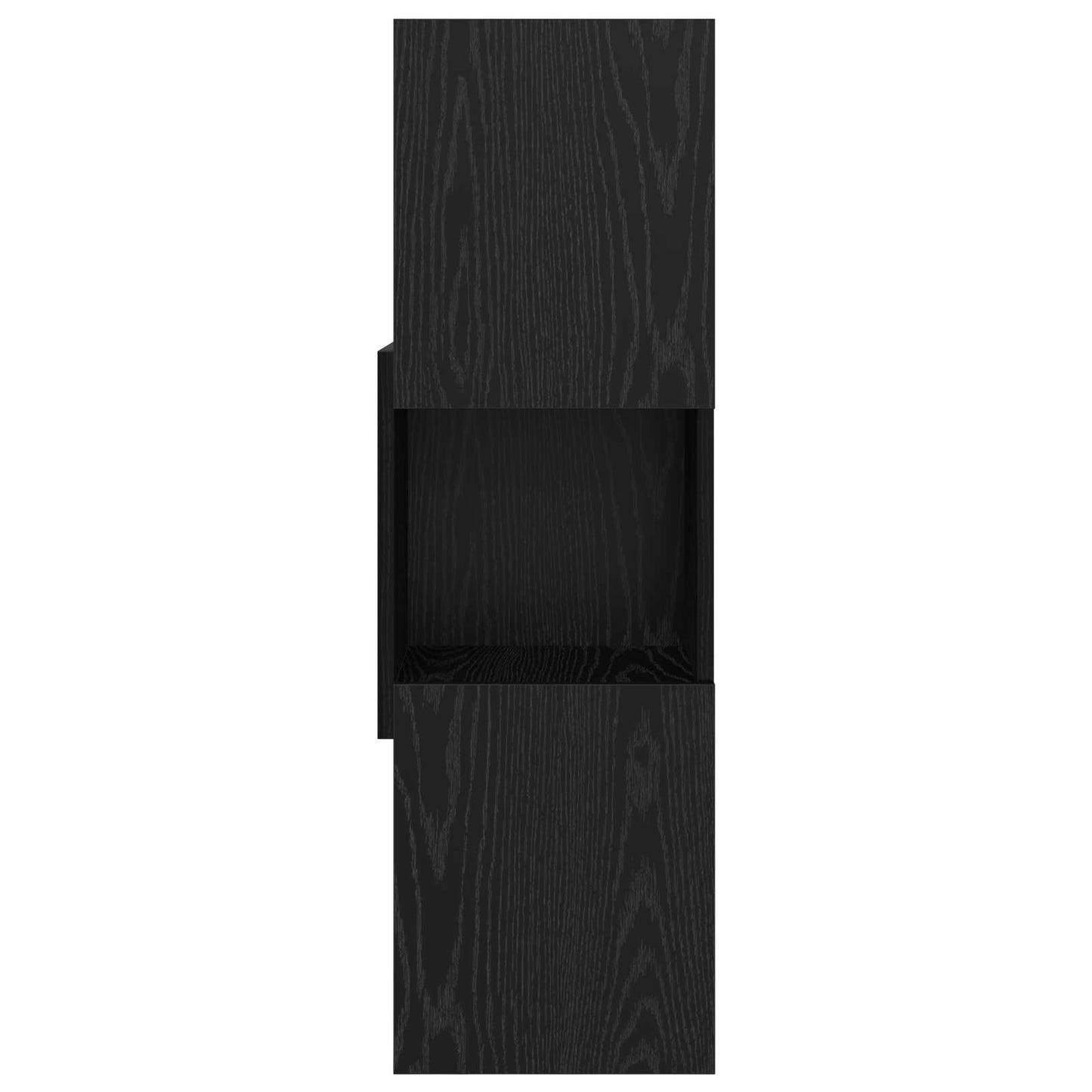 Corner Cabinet Black Oak 30.5x30x95cm Engineered Wood