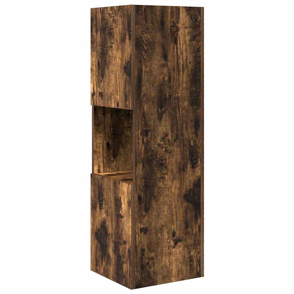 Corner Cabinet Smoked Oak 30.5x30x95cm Engineered Wood