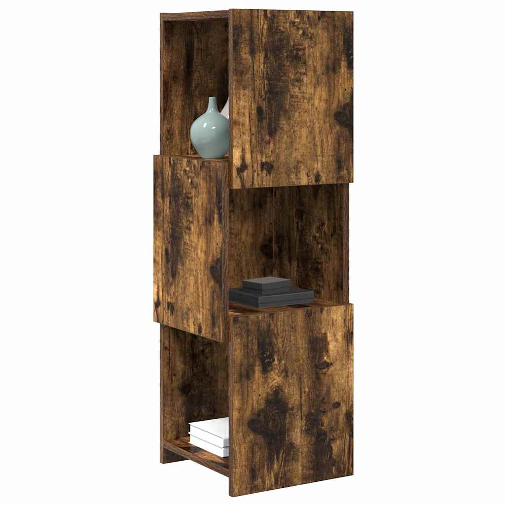 Corner Cabinet Smoked Oak 30.5x30x95cm Engineered Wood