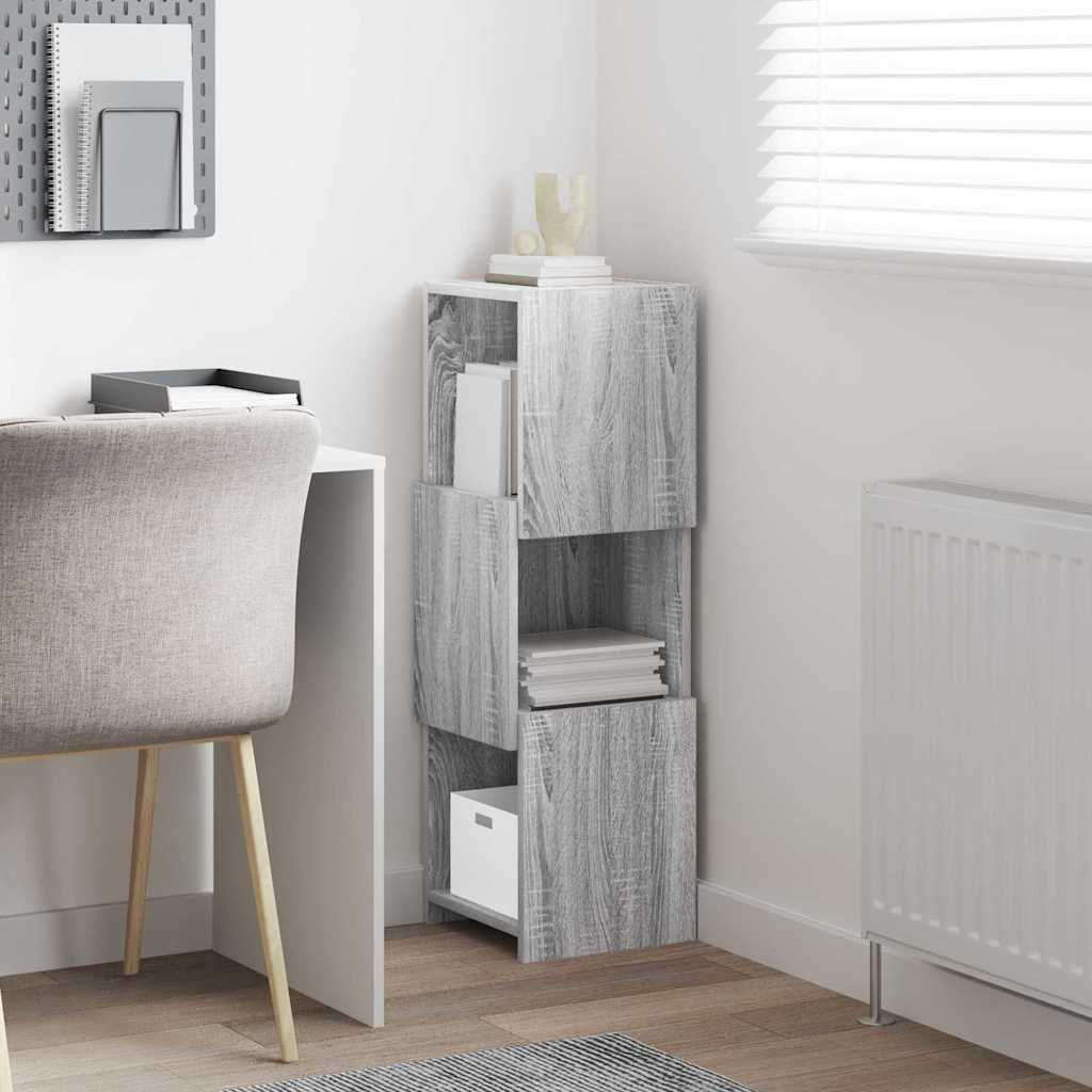 Corner Cabinet Grey Sonoma 30.5x30x95cm Engineered Wood