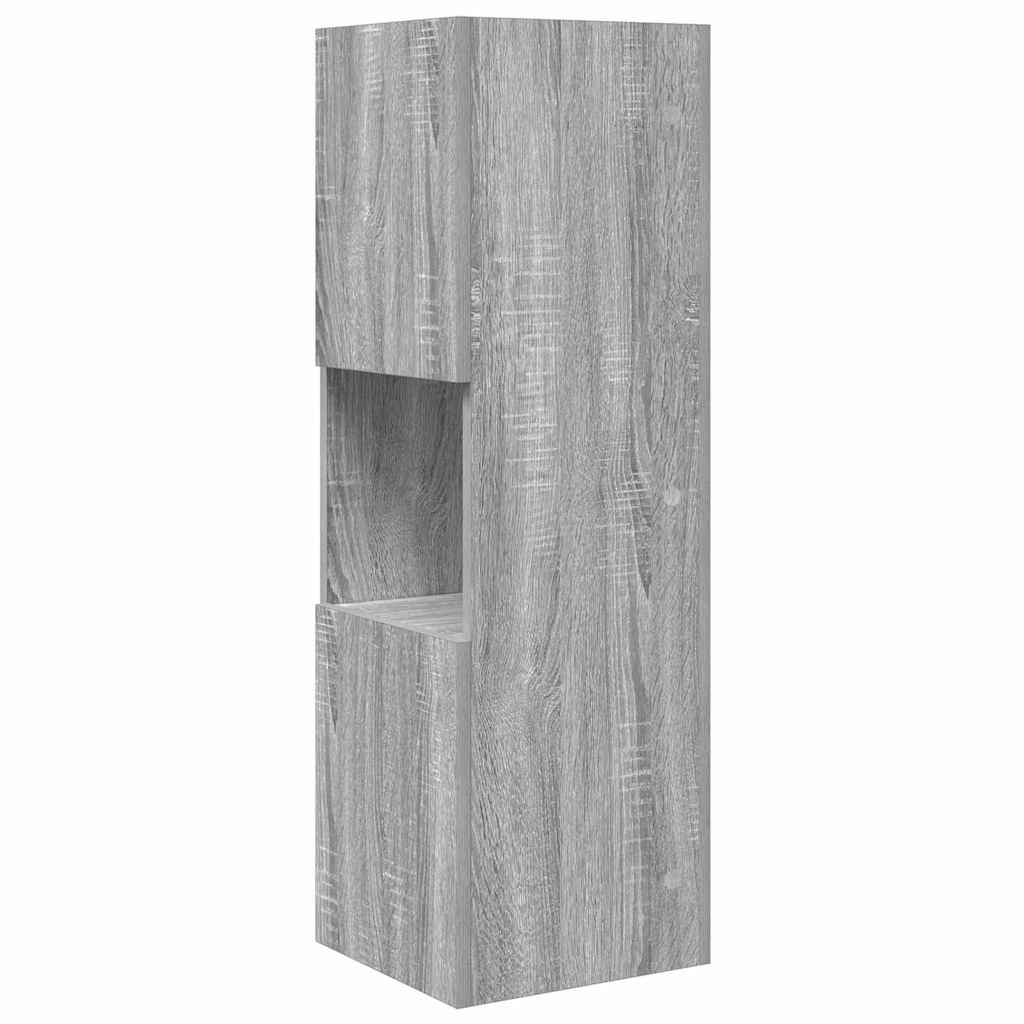 Corner Cabinet Grey Sonoma 30.5x30x95cm Engineered Wood