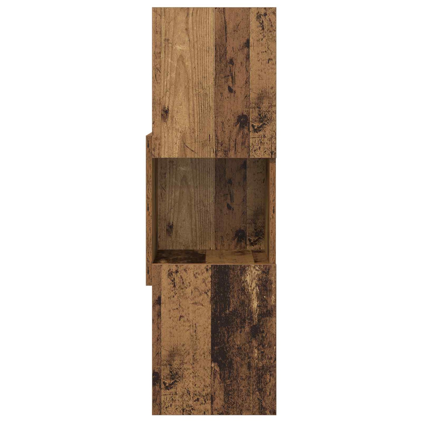 Corner Cabinet Old Wood 30.5x30x95cm Engineered Wood