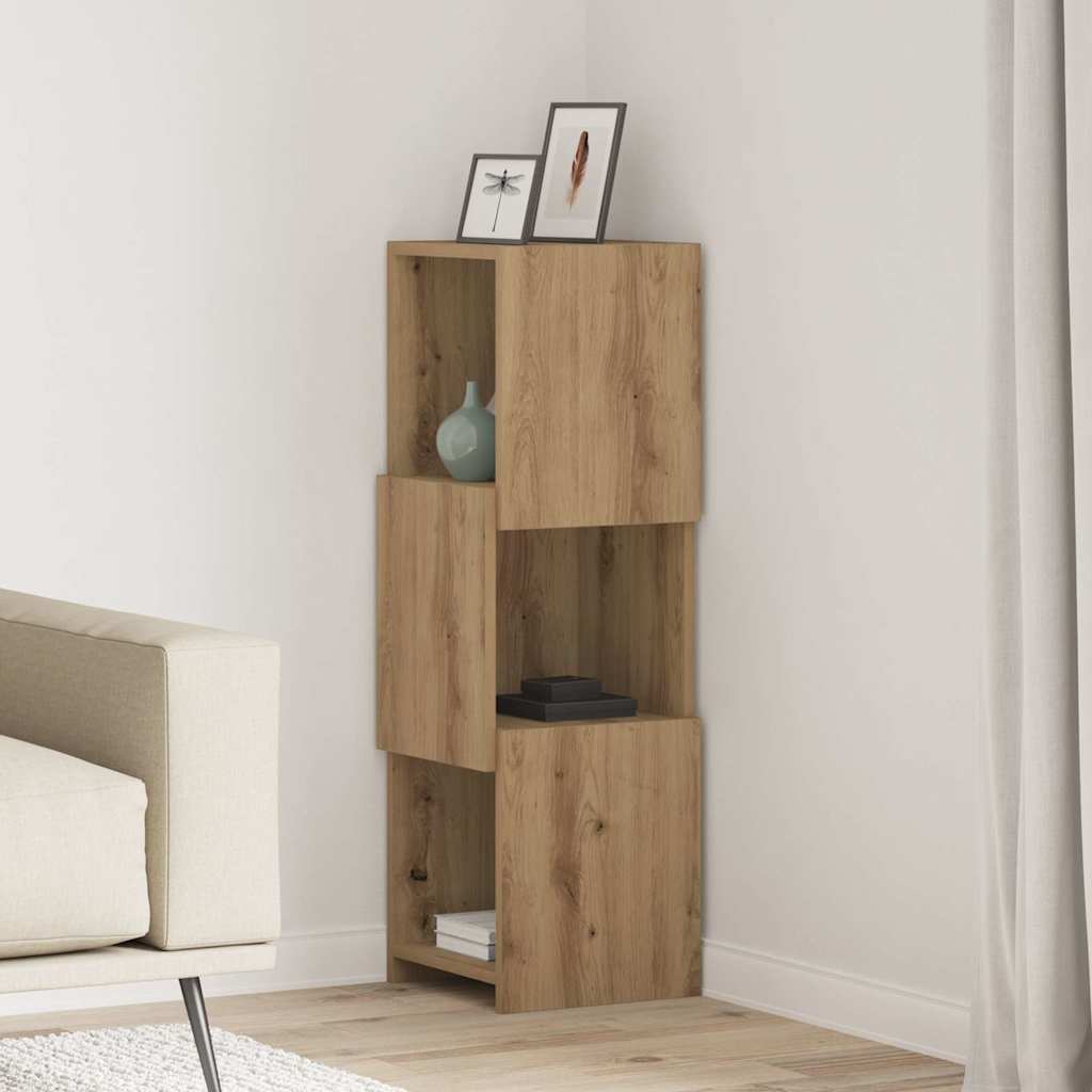 Corner Cabinet Artisan Oak 30.5x30x95cm Engineered Wood