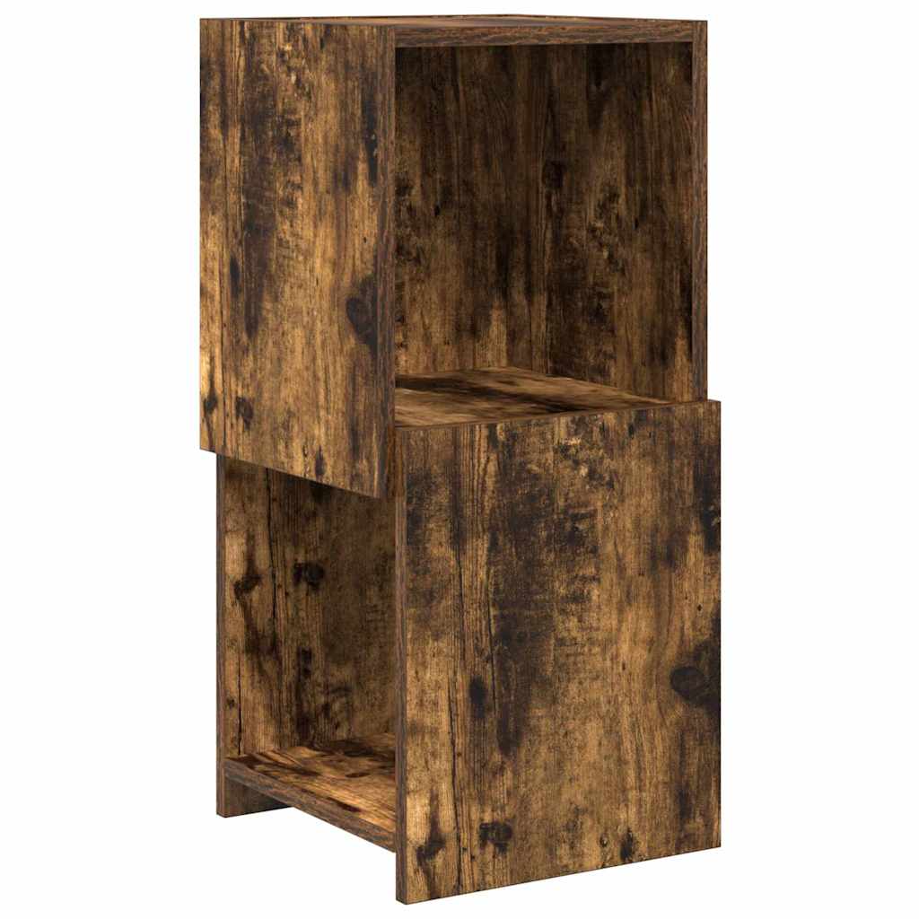 Corner Cabinet Smoked Oak 30.5x30x65cm Engineered Wood