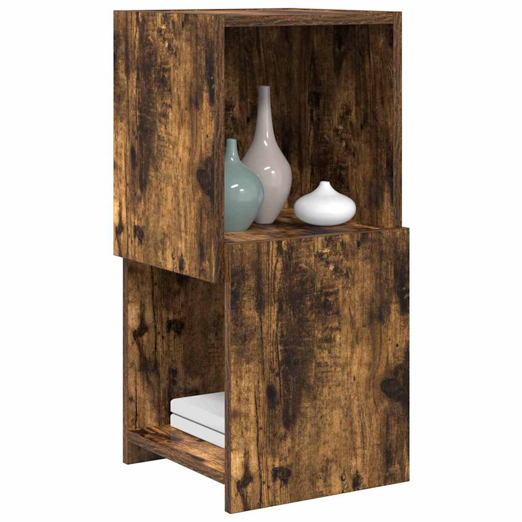 Corner Cabinet Smoked Oak 30.5x30x65cm Engineered Wood