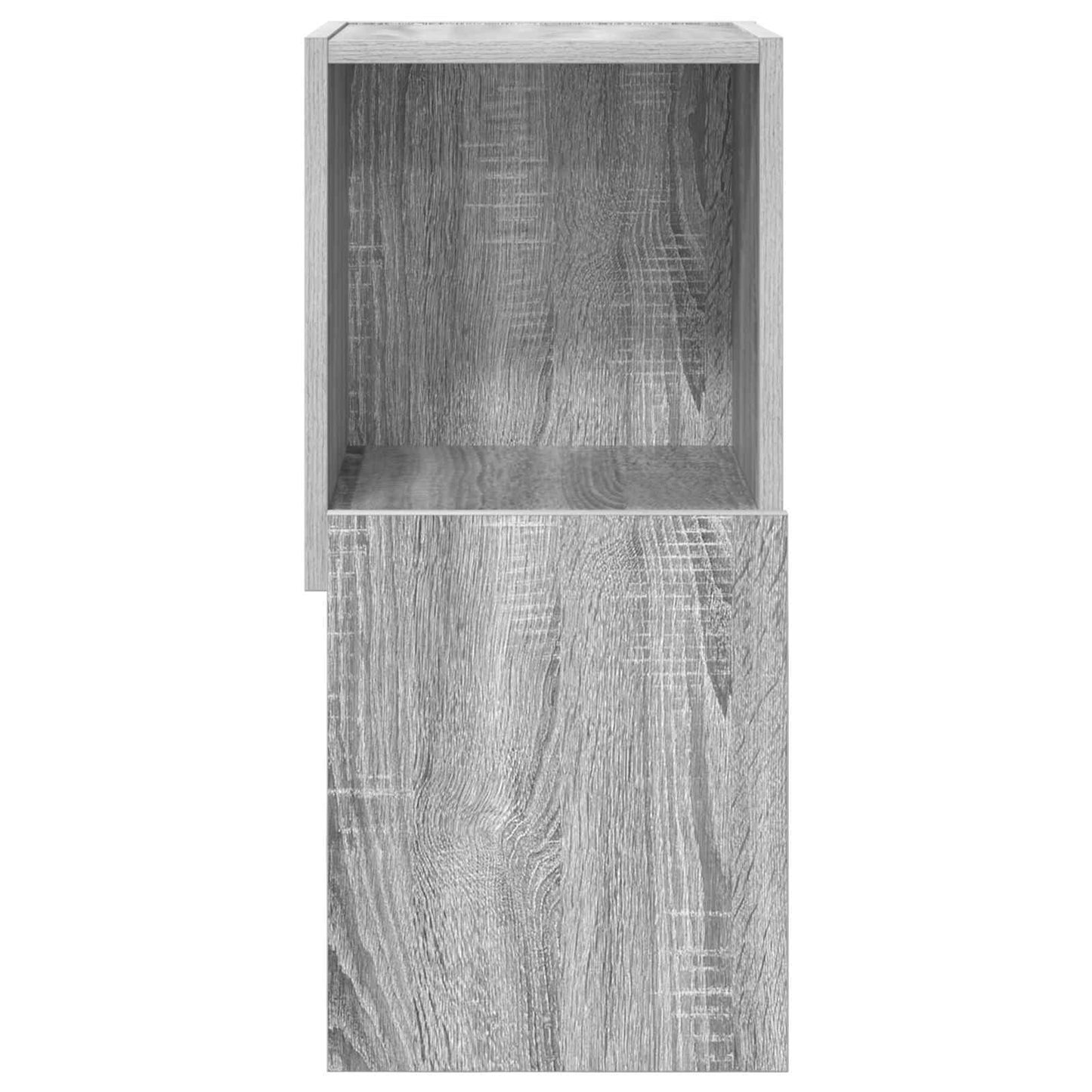 Corner Cabinet Grey Sonoma 30.5x30x65cm Engineered Wood