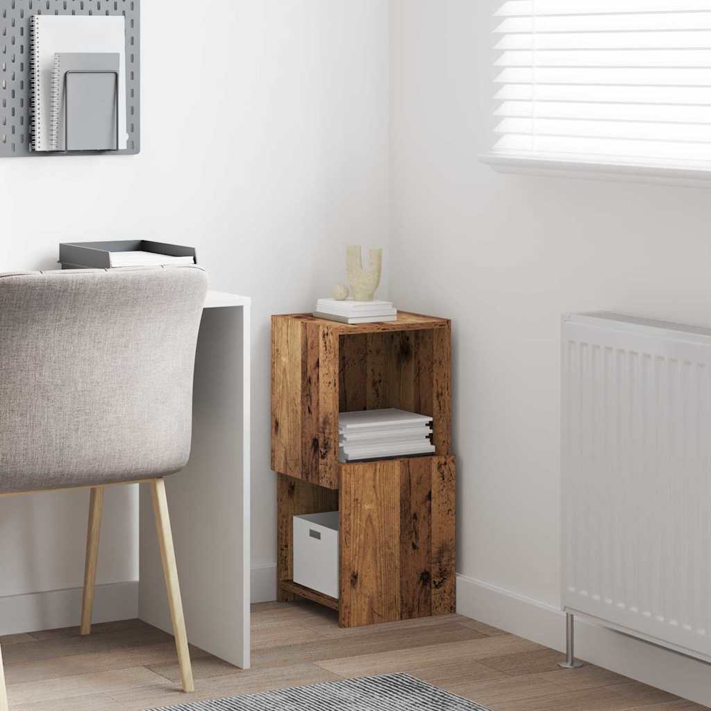 Corner Cabinet Old Wood 30.5x30x65cm Engineered Wood