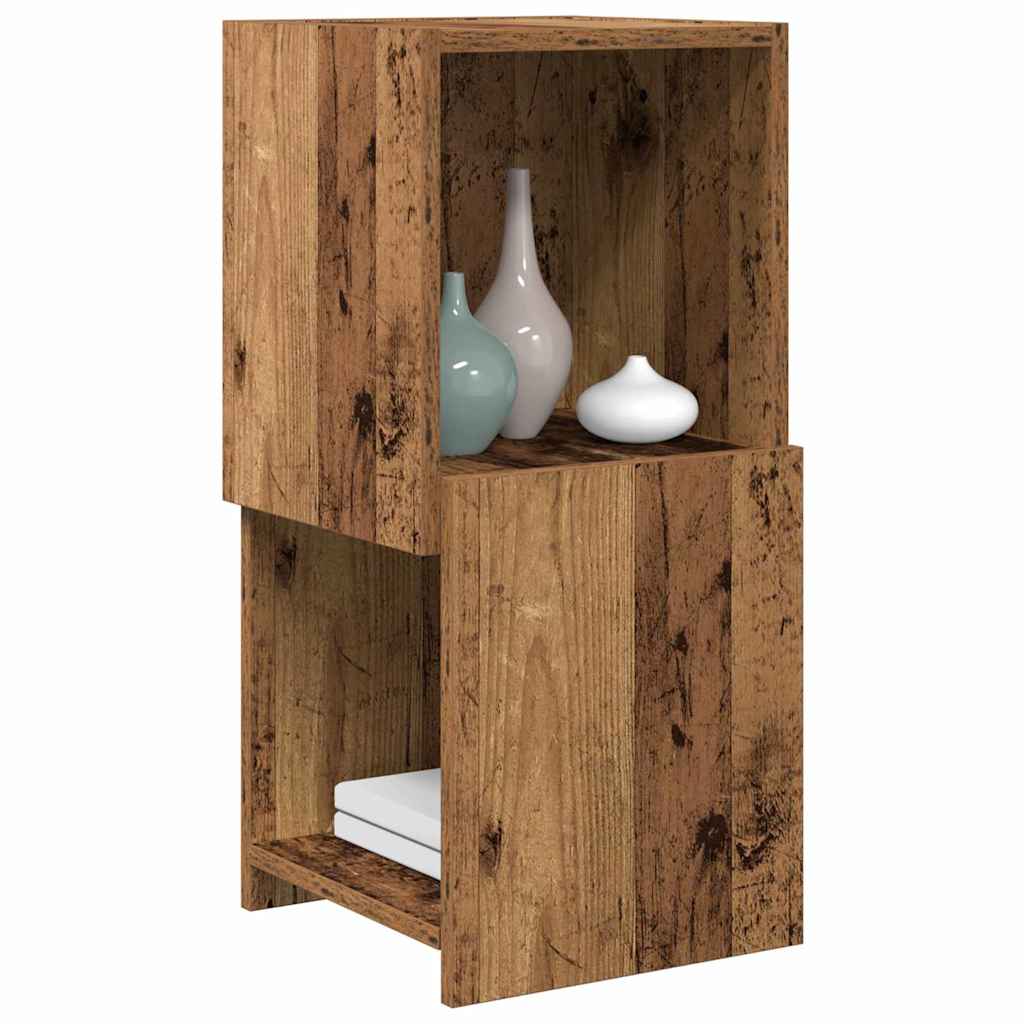 Corner Cabinet Old Wood 30.5x30x65cm Engineered Wood