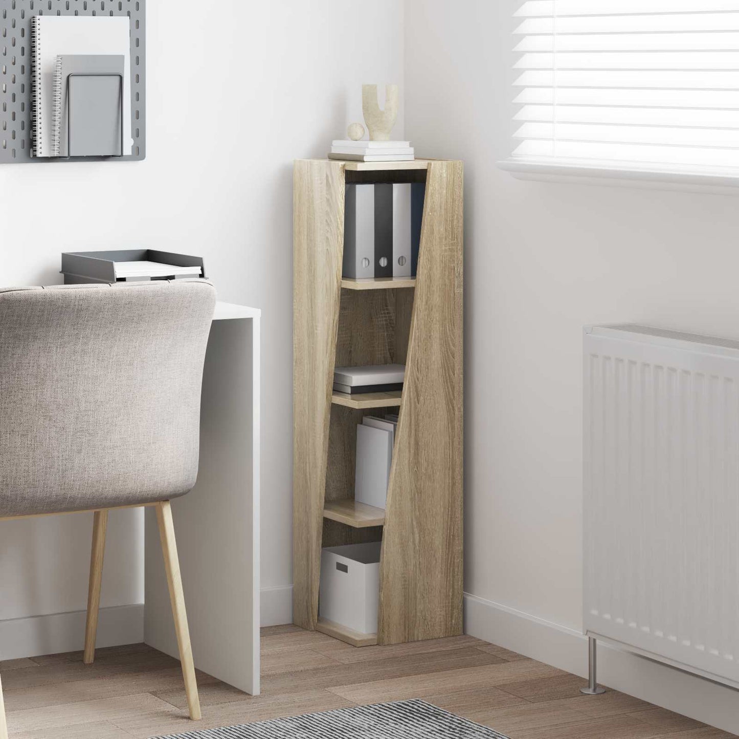 Corner Cabinet 27.5x27x102cm Engineered Wood Sonoma Oak