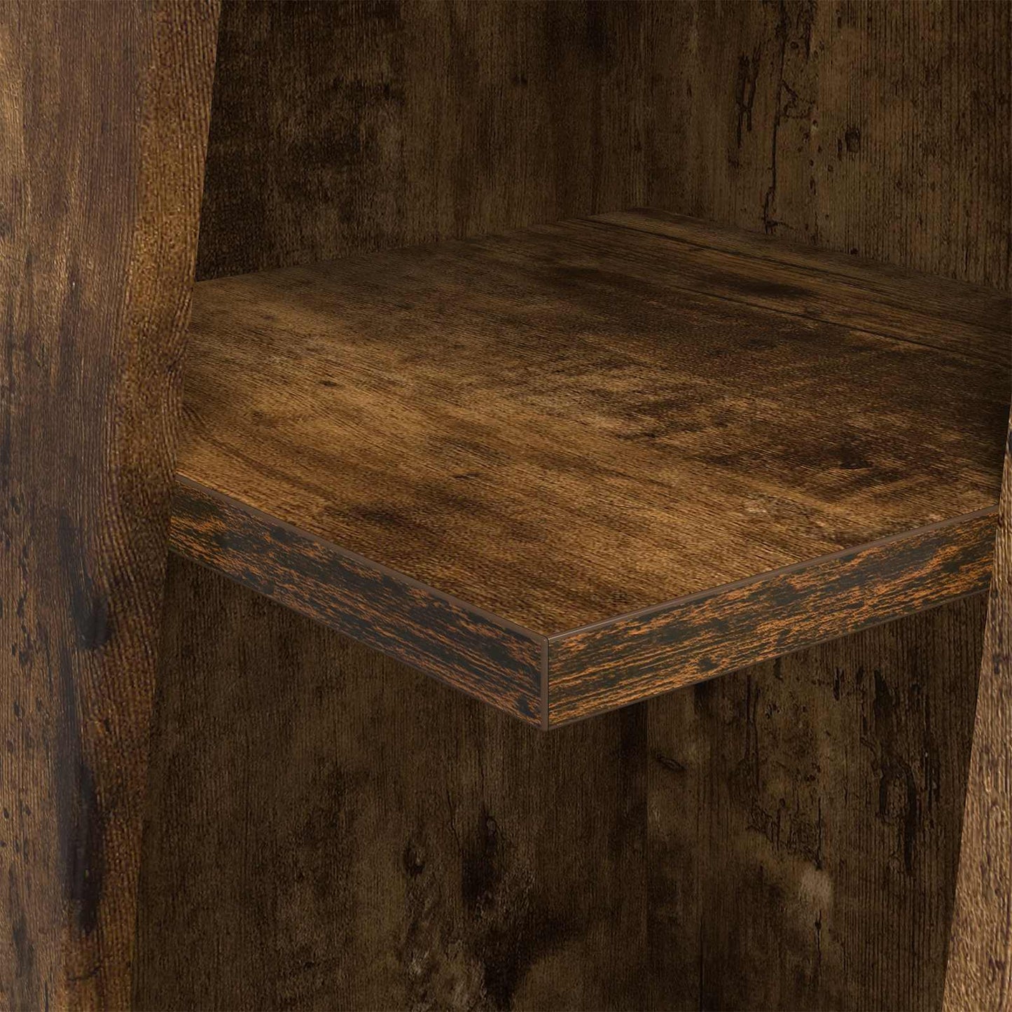 Corner Cabinet 27.5x27x102cm Engineered Wood Smoked Oak