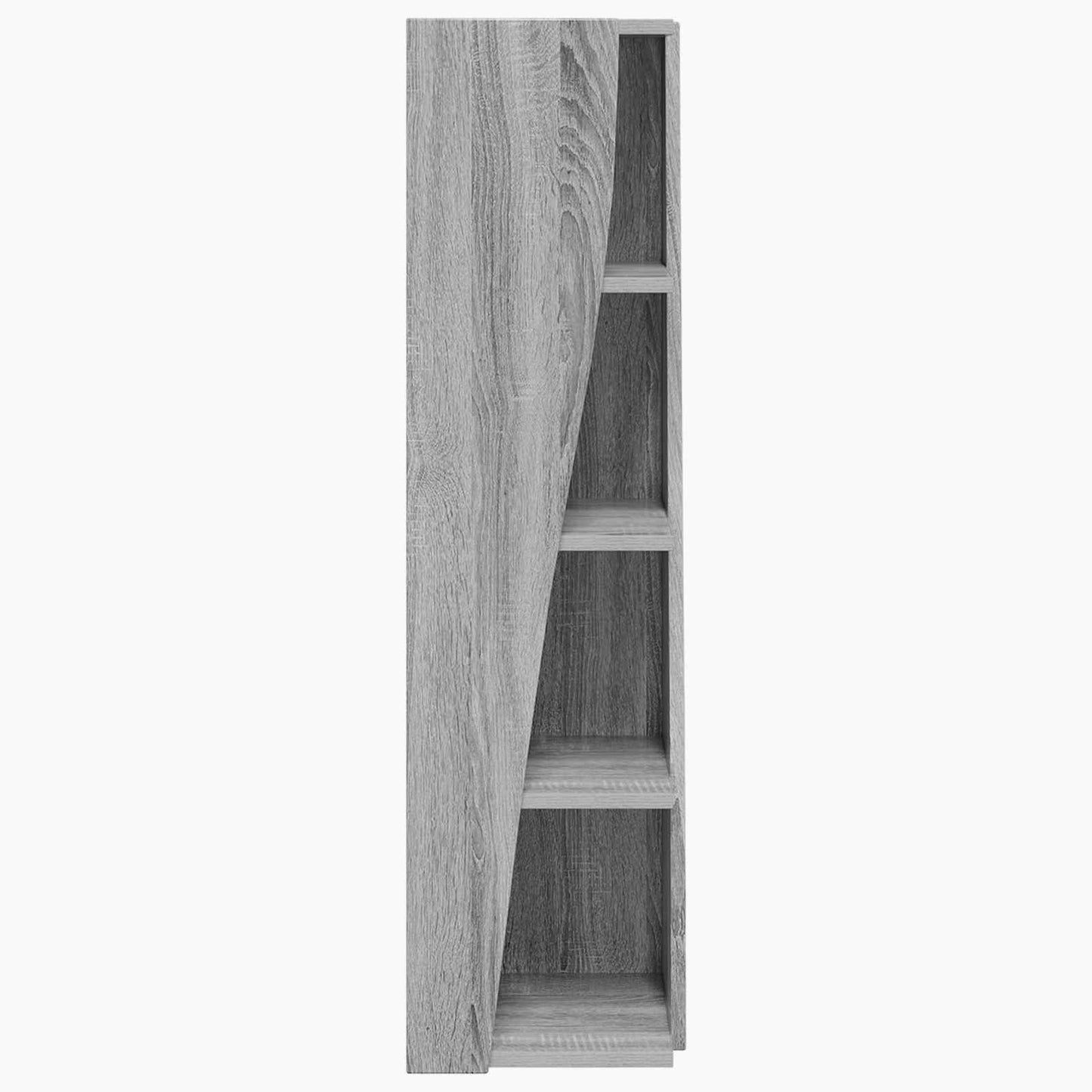 Corner Cabinet Grey Sonoma 27.5x27x102cm Engineered Wood
