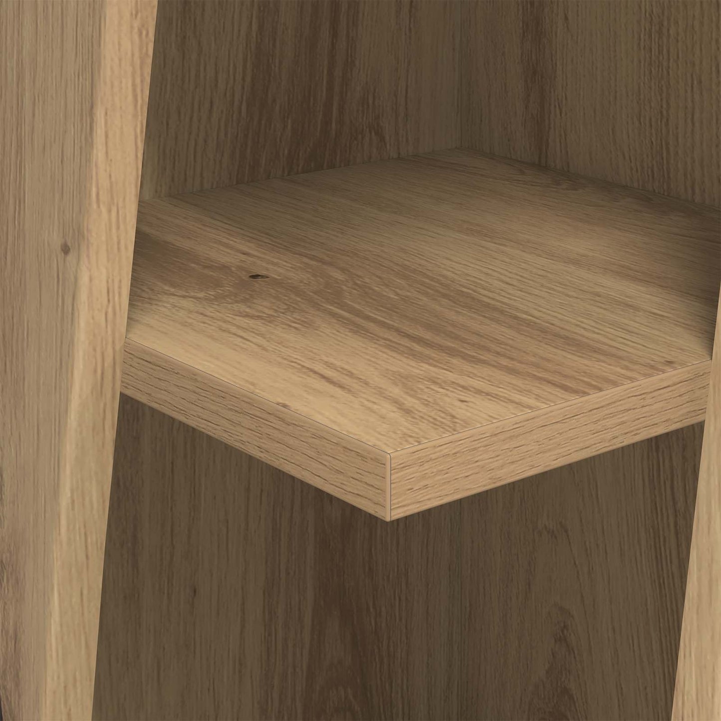 Corner Cabinet 27.5x27x102cm Engineered Wood Artisan Oak