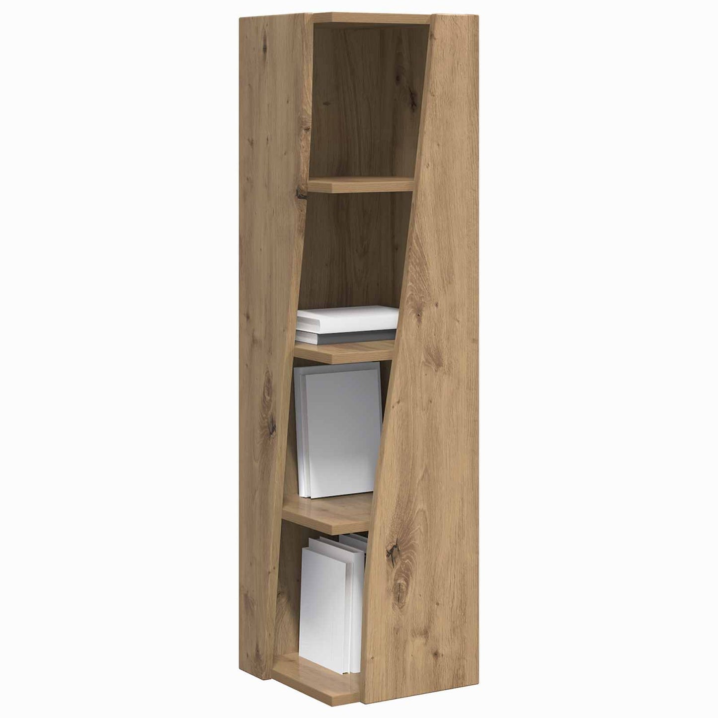 Corner Cabinet 27.5x27x102cm Engineered Wood Artisan Oak