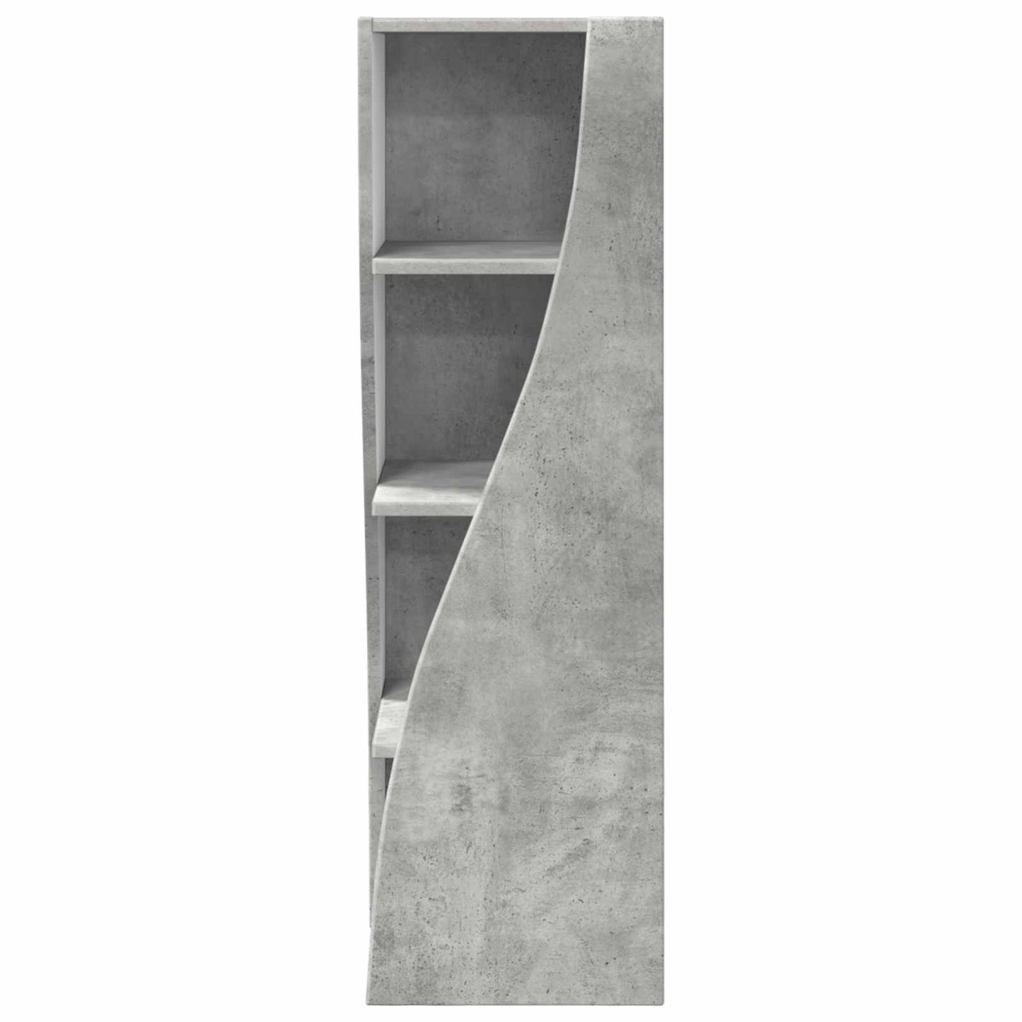 Corner Cabinet Concrete Grey 32x32x102cm Engineered Wood