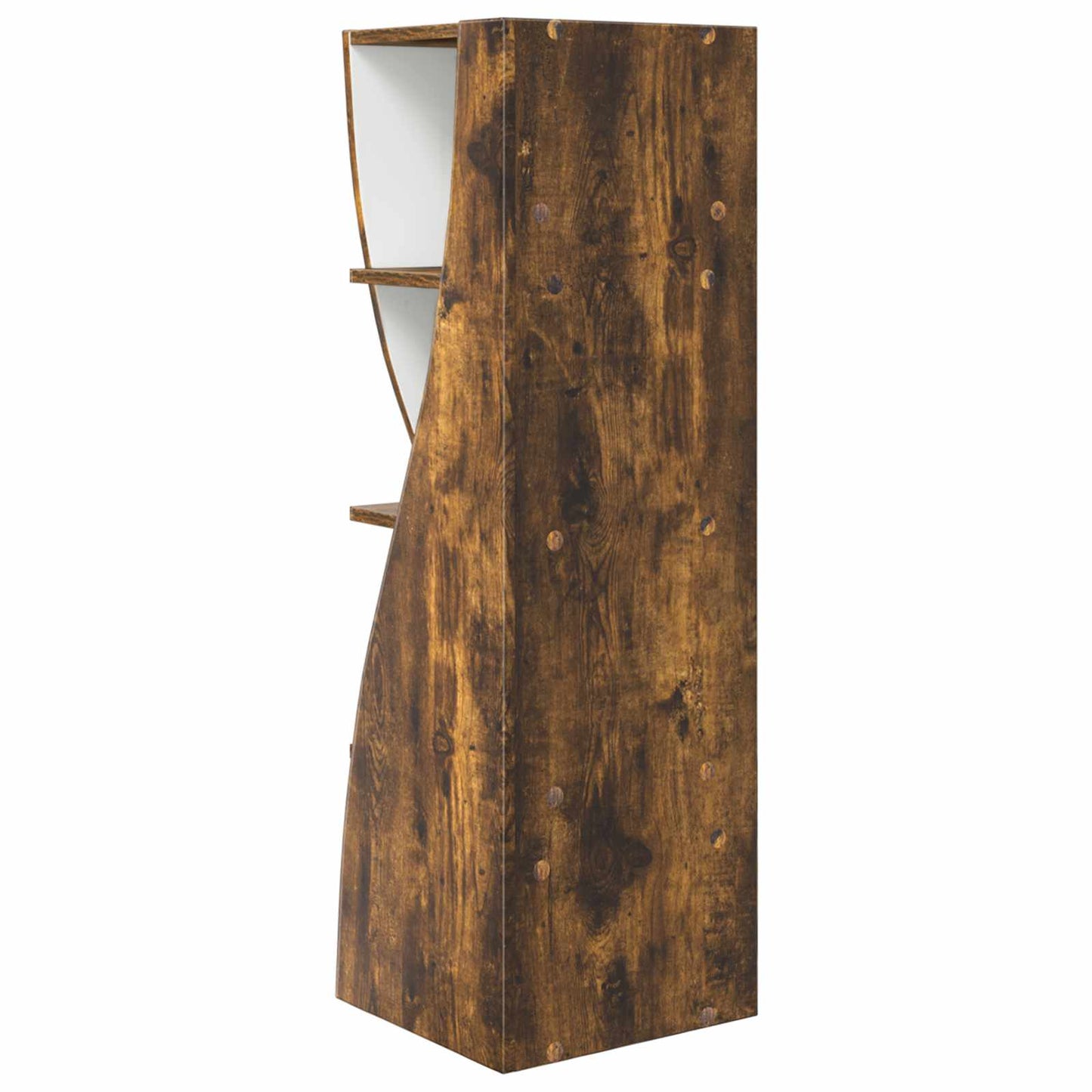 Corner Cabinet Smoked Oak 32x32x102cm Engineered Wood