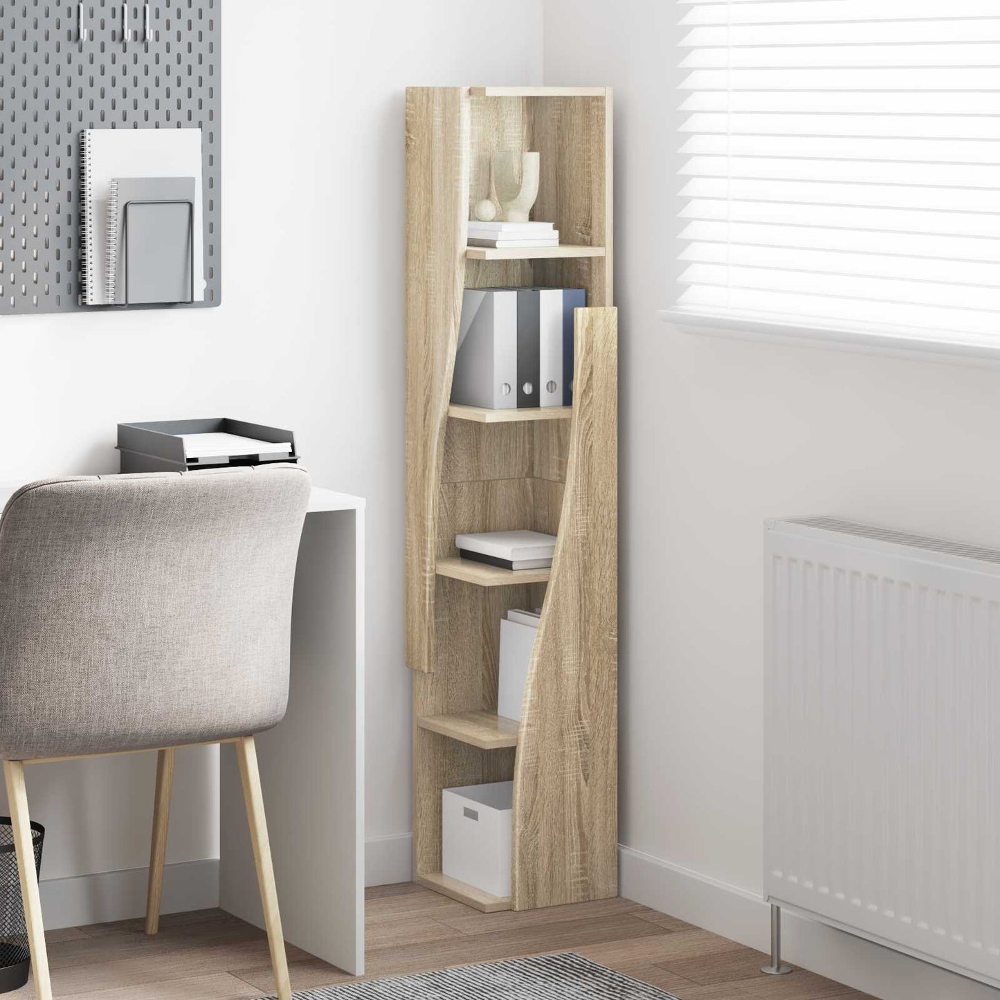 Corner Cabinet 27.5x27x140cm Engineered Wood Sonoma Oak