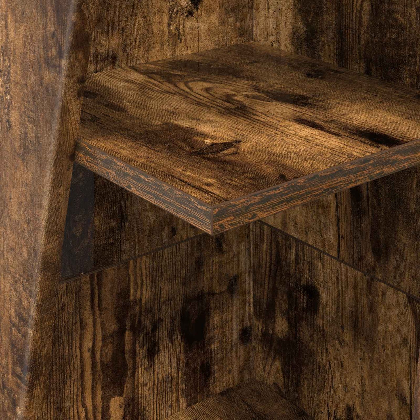 Corner Cabinet 27.5x27x140cm Engineered Wood Smoked Oak