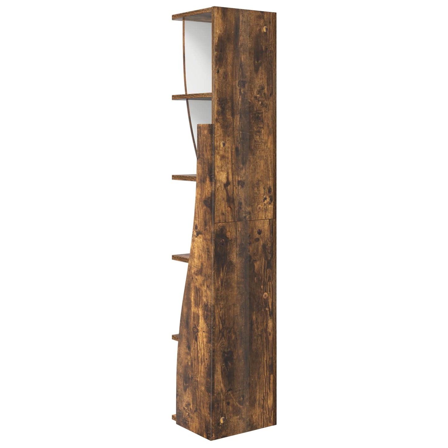 Corner Cabinet 27.5x27x140cm Engineered Wood Smoked Oak