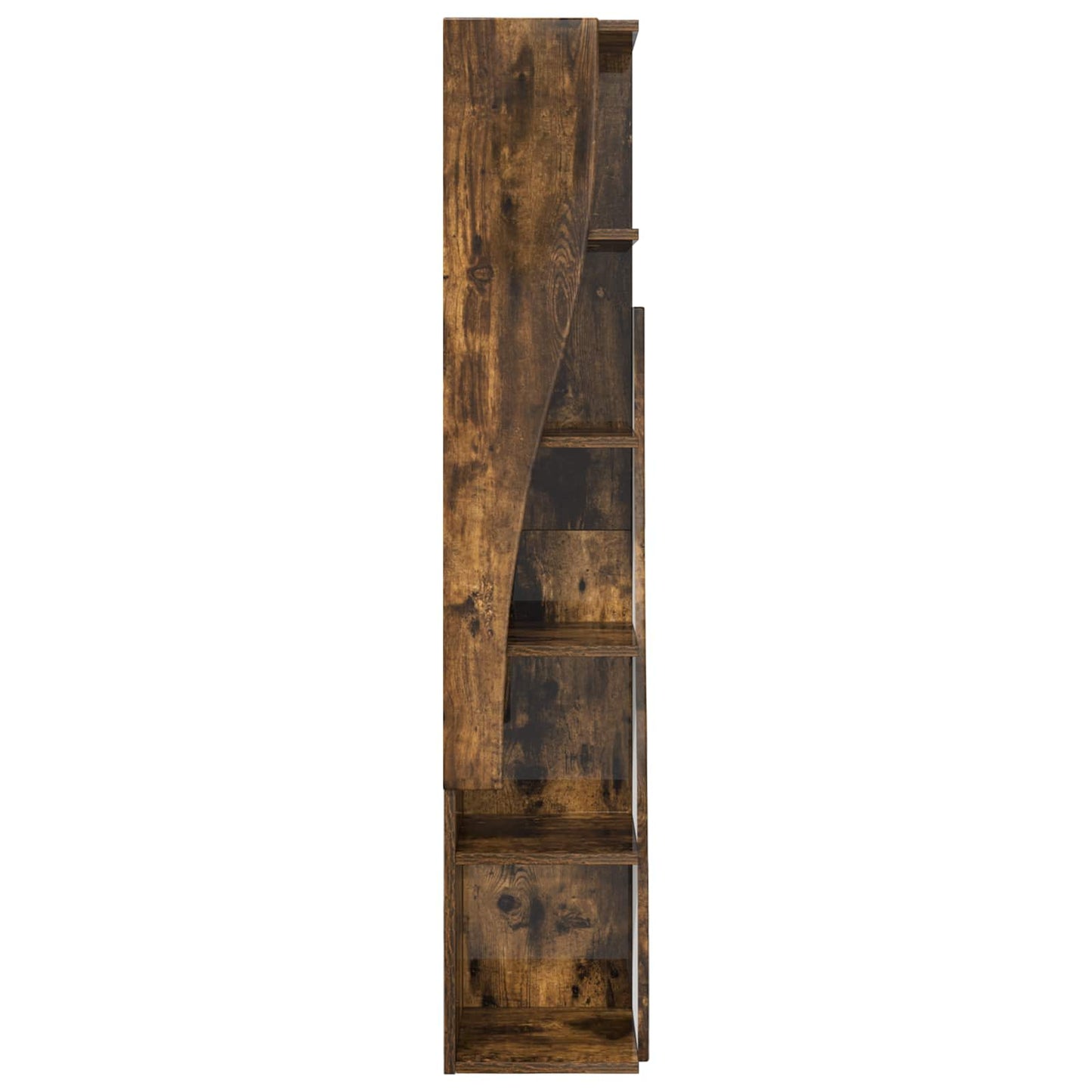 Corner Cabinet 27.5x27x140cm Engineered Wood Smoked Oak