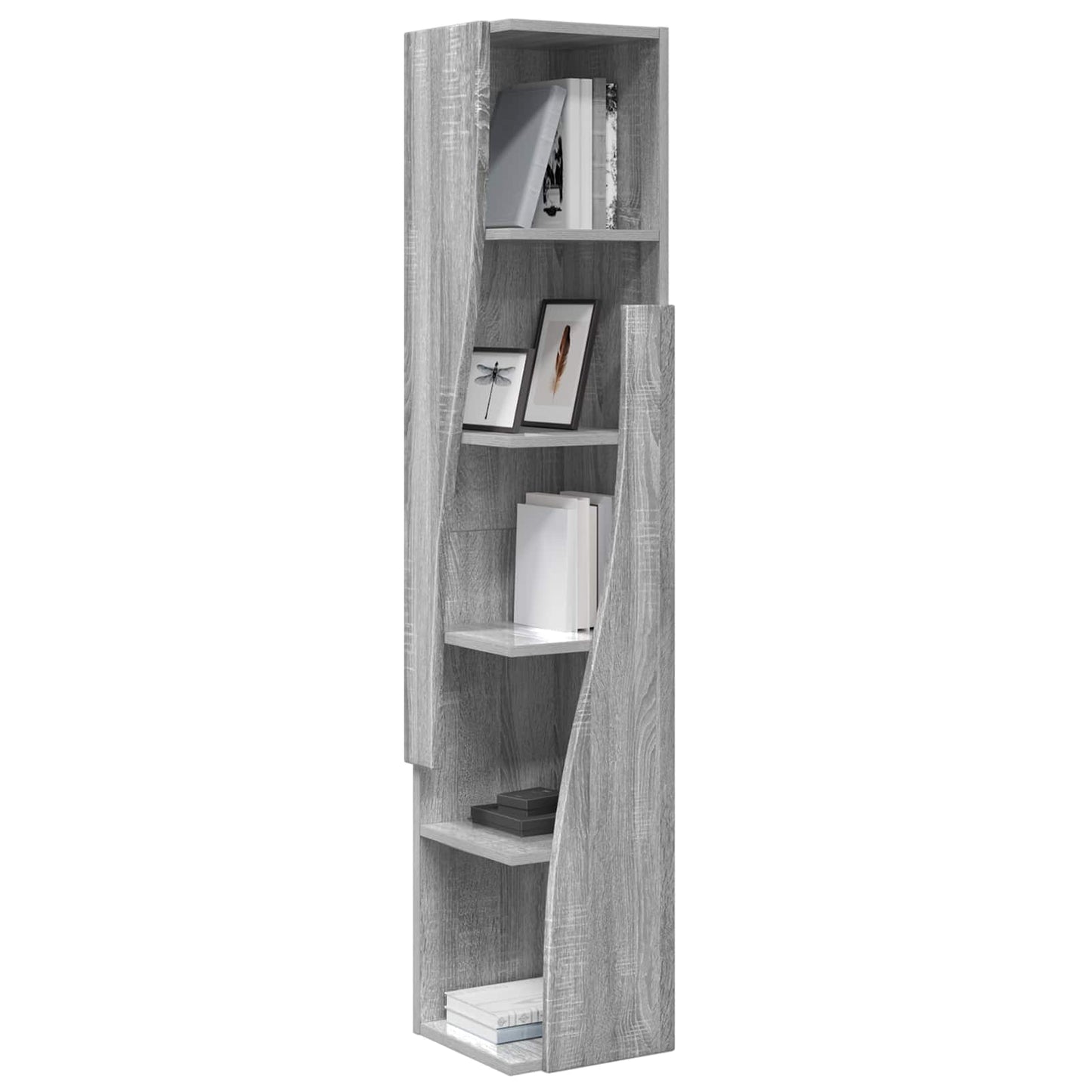Corner Cabinet 27.5x27x140cm Engineered Wood Grey Sonoma