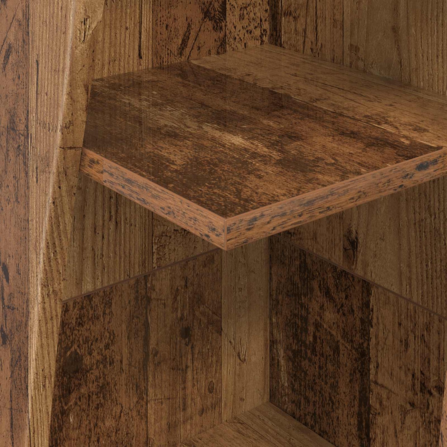 Corner Cabinet 27.5x27x140cm Engineered Wood Old Wood