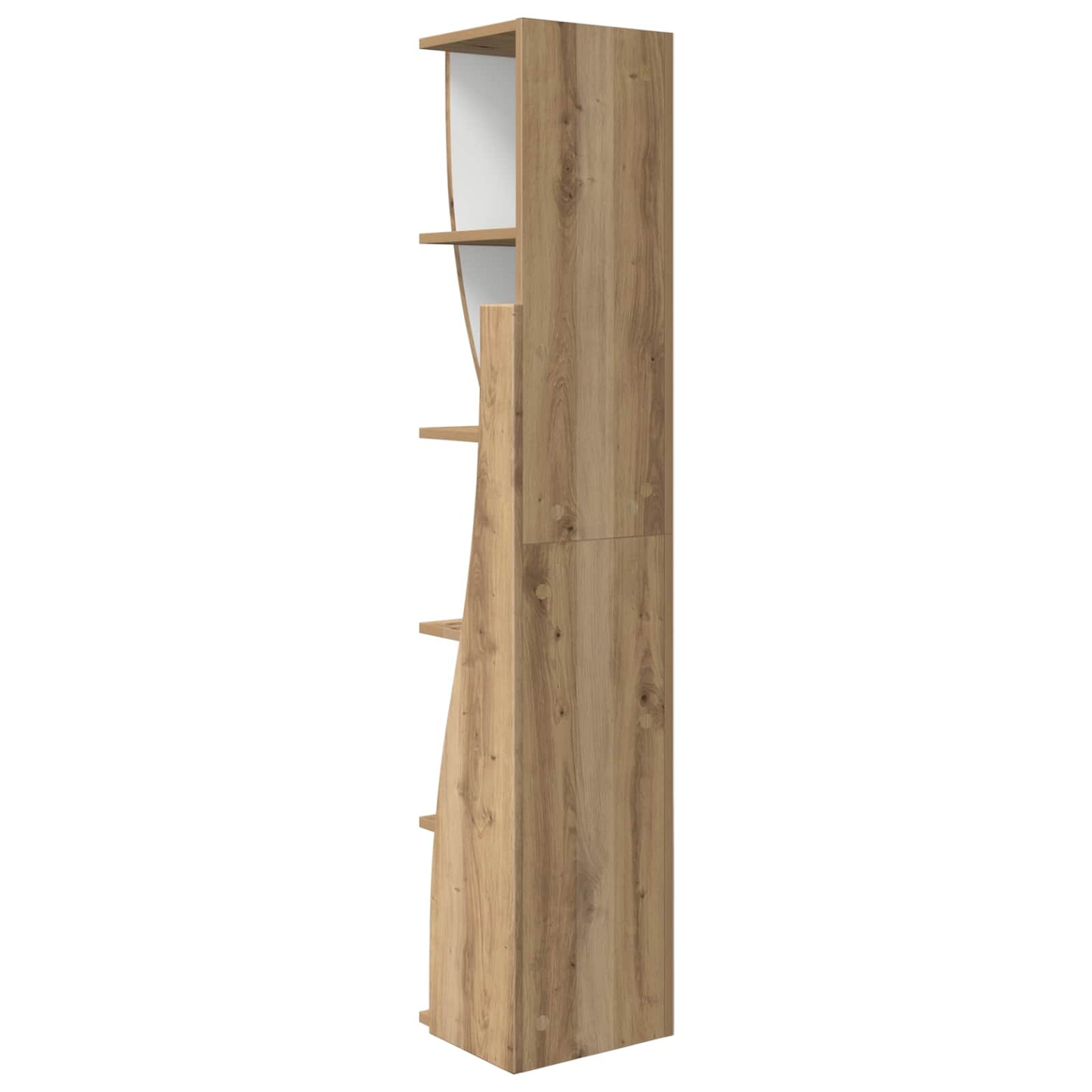 Corner Cabinet 27.5x27x140cm Engineered Wood Artisan Oak