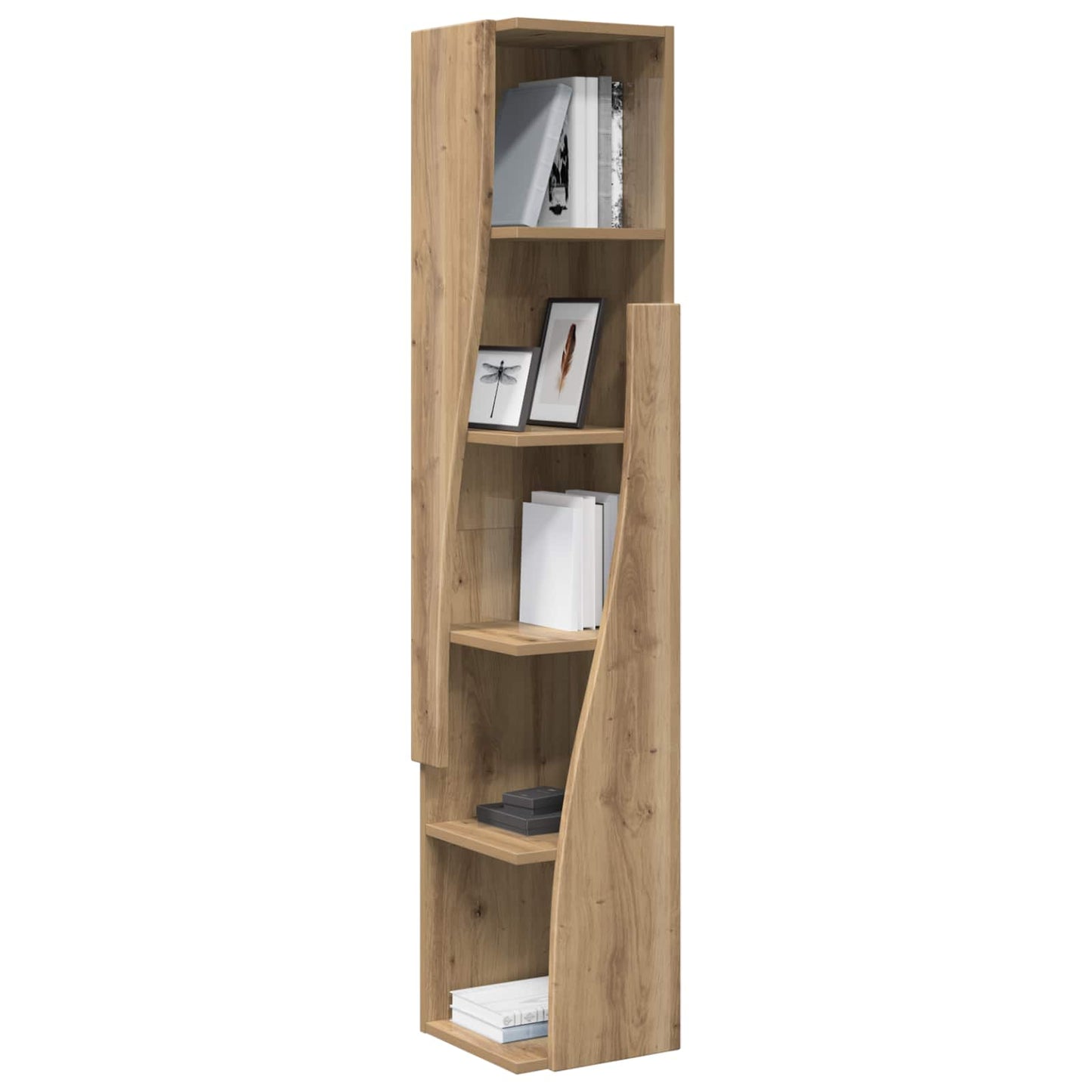 Corner Cabinet 27.5x27x140cm Engineered Wood Artisan Oak