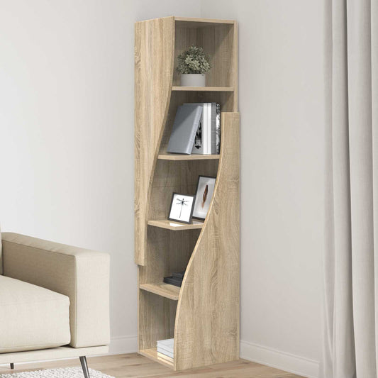 Corner Cabinet 32x32x140cm Engineered Wood Sonoma Oak