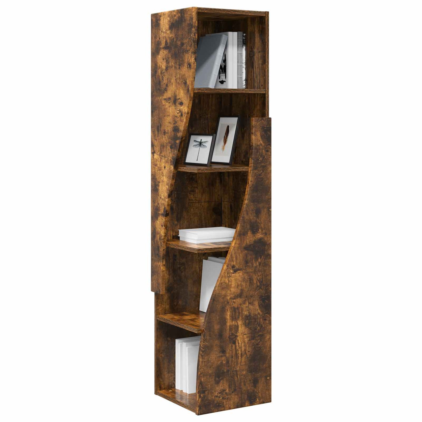 Corner Cabinet 32x32x140cm Engineered Wood Smoked Oak
