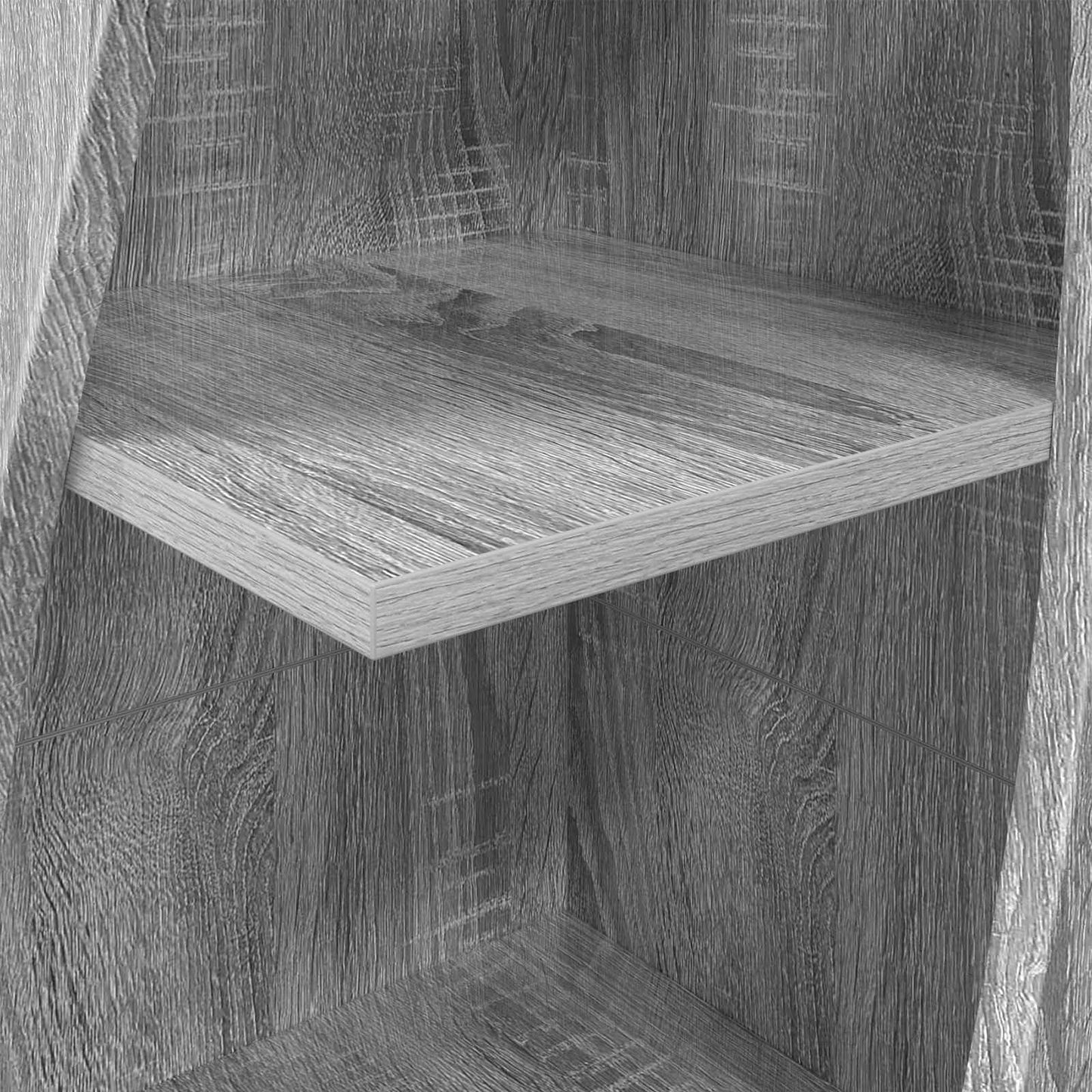 Corner Cabinet 32x32x140cm Engineered Wood Grey Sonoma