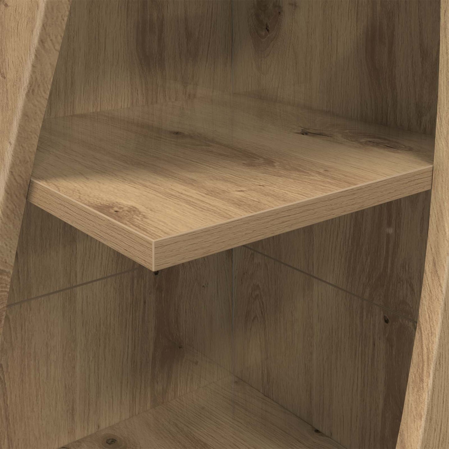 Corner Cabinet 32x32x140cm Engineered Wood Artisan Oak