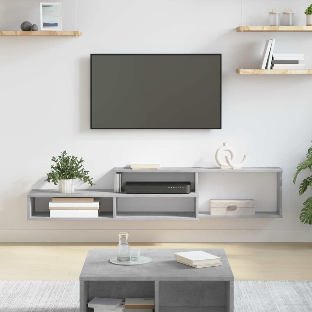 Wall TV Stand 150 x 25 x 28.5 cm Engineered Wood