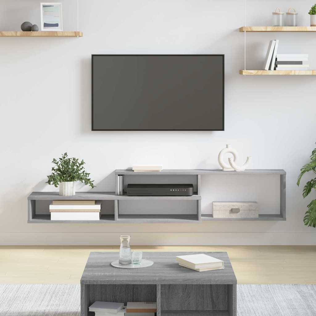 Wall TV Stand 150 x 25 x 28.5 cm Engineered Wood