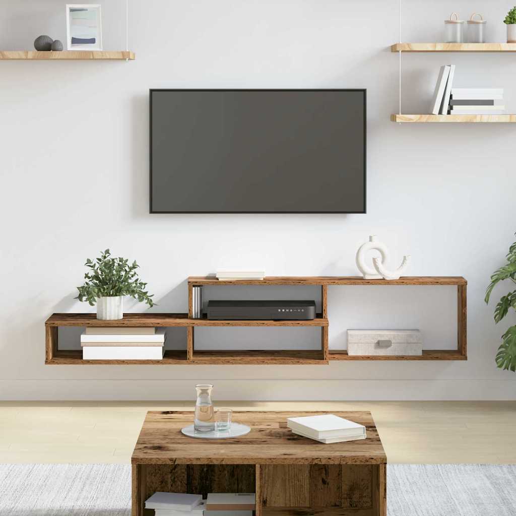 Wall TV Stand 150 x 25 x 28.5 cm Engineered Wood