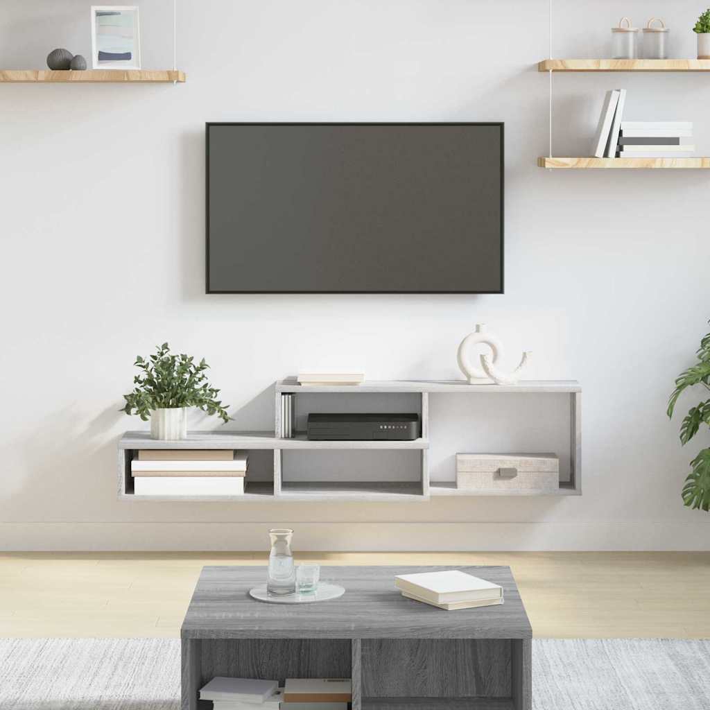 Wall TV Stand 120 x 25 x 28.5 cm Engineered Wood