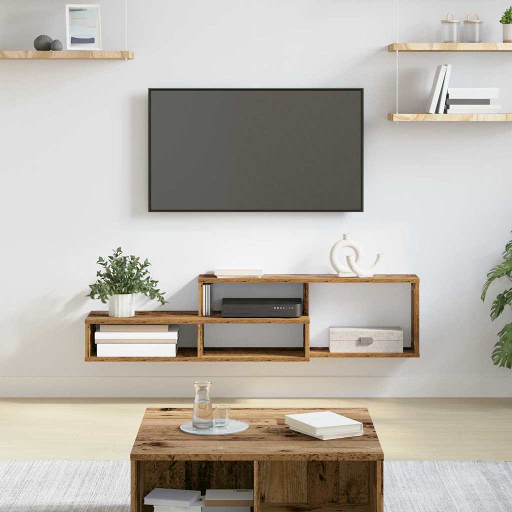 Wall TV Stand 120 x 25 x 28.5 cm Engineered Wood
