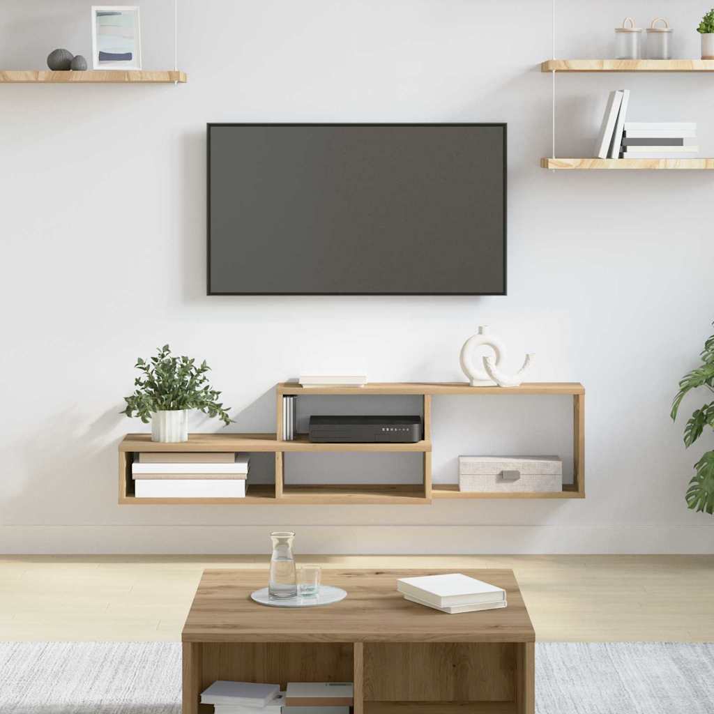 Wall TV Stand 120 x 25 x 28.5 cm Engineered Wood
