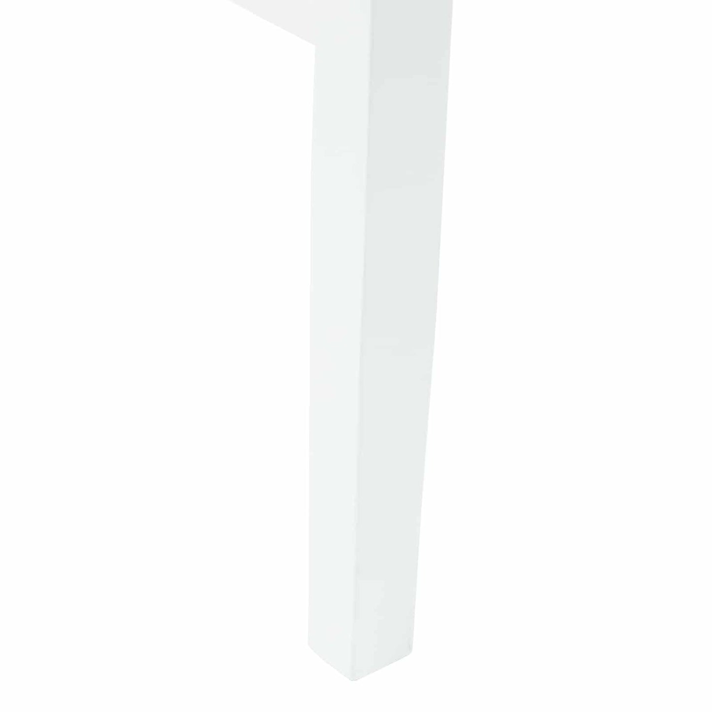 Dining Chairs 2 pcs White 43 x 54 x 89 cm Solid Rubber Wood