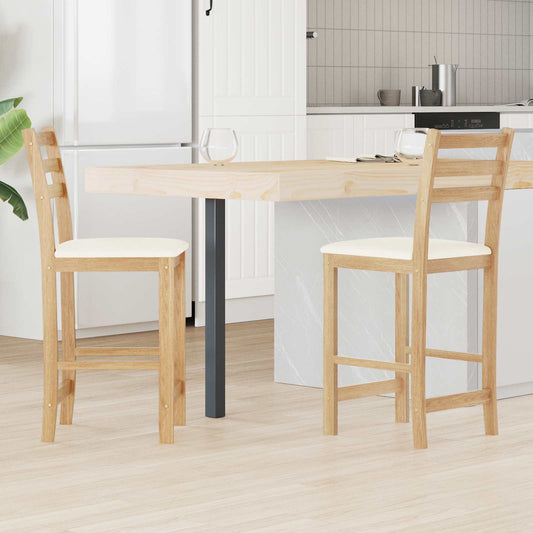 Dining Chairs 2 pcs Natural 40 x 47.5 x 99.5 cm