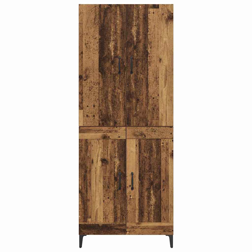 Highboard Old Wood 69.5 x 34 x 180 cm Engineered Wood